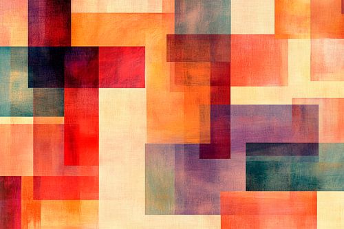 Bunte geometrische Farbflächenmuster