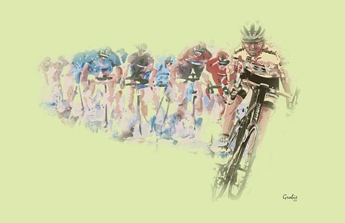 Les cyclistes du peloton