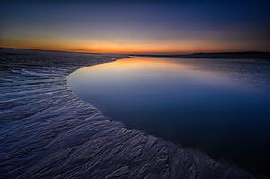 Sonnenuntergang Maasvlakte Strand
