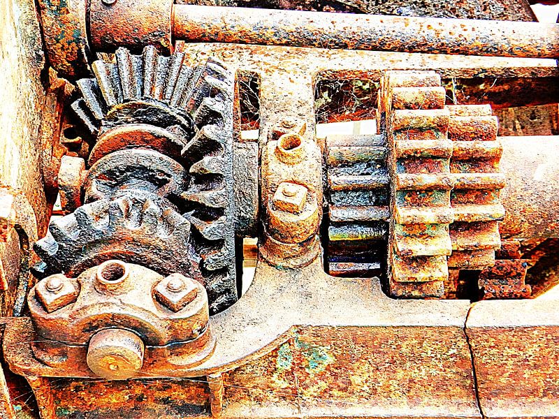 Chaff Cutter Mechanism 2 by Dorothy Berry-Lound