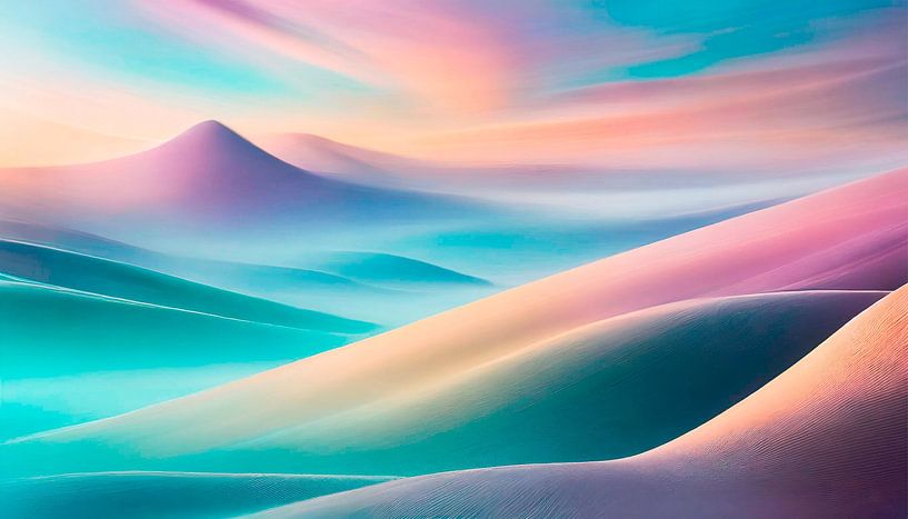 Zijde met kleuren van Mustafa Kurnaz