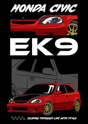 Honda Civic Type R EK9 JDM auto