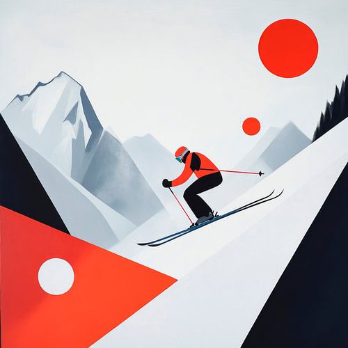 Minimalistisch skiën in de bergen