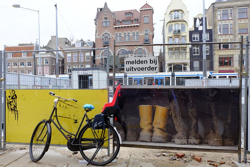 Amsterdam, het Rokin "op de schop" von Marian Klerx