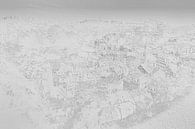 Monschau im Relief - schwarz und weiß von BHotography Miniaturansicht