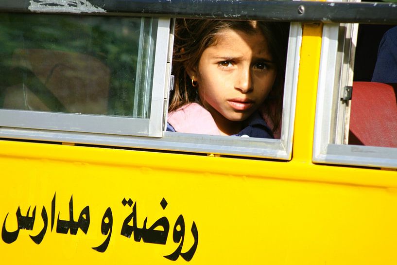 Une écolière en Jordanie par Gert-Jan Siesling