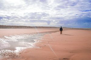 Op het strand van Texel van Brigitte Blaauw