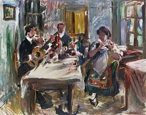 Tiroler Bauernstube, LOVIS CORINTH, 1913