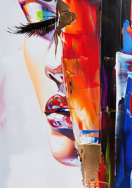 Porträt einer Frau von Wunderbare Kunst