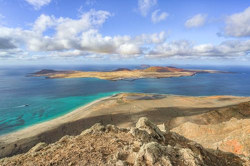 View from Lanzarote to La Graciosa