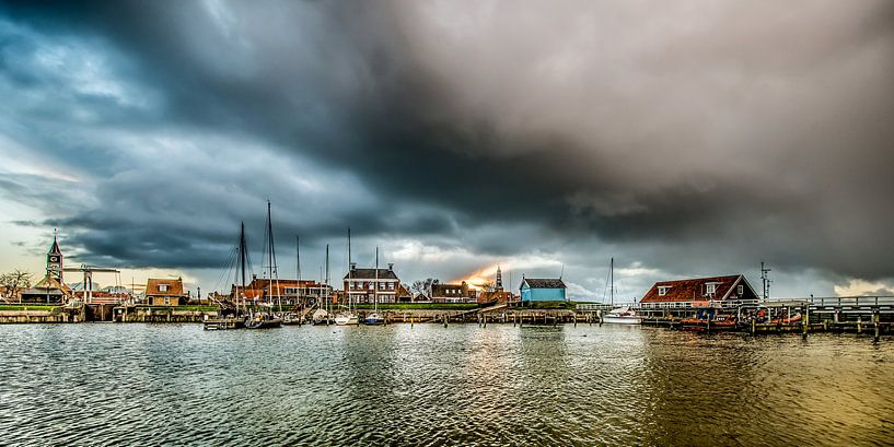 Zicht op Hindeloopen von Harrie Muis