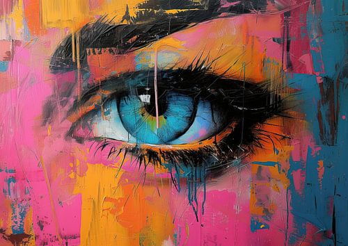 Cascade d'éclats d'azur