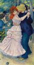 Tanz in Bougival, Pierre-Auguste Renoir von Meesterlijcke Meesters Miniaturansicht