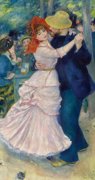 Tanz in Bougival, Pierre-Auguste Renoir von Meesterlijcke Meesters