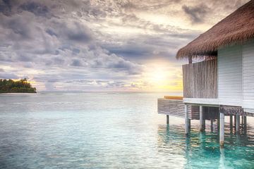 Zonsondergang Maldiven van Tilo Grellmann | Photography