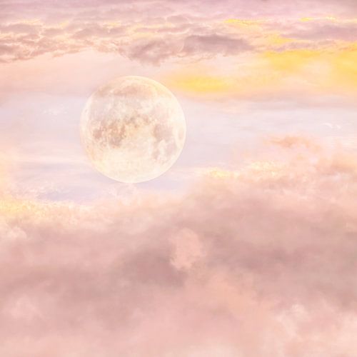 Dreamy Brutalisme. Roze atmosfeer.