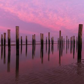 Palendorp Petten bei Sonnenaufgang von STEVEN VAN DER GEEST