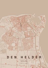 Stadtplan von Den Helder von Stef van Campen