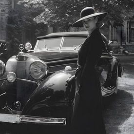 La dame au cabriolet noir sur Skyfall