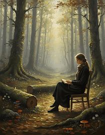 Wandering Alone in the Deep Forest by Regan Frederick