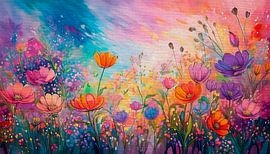 Sommer! Modernes Wildblumenfeld von Studio Pieternel