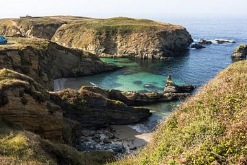 Rugged rocky coast of Costa da Morte, Galicia, Spain