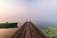 steiger met boot in de mist van Sauerland-Fotos by Robin Deimel thumbnail