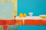 Modern and abstract still life in contrasting colours by Studio Allee thumbnail