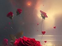 Sky of roses
