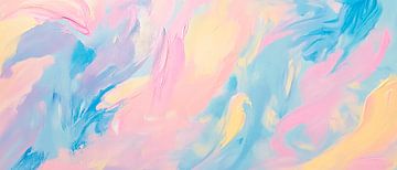 Doux motif aquarelle pastel sur Poster Art Shop