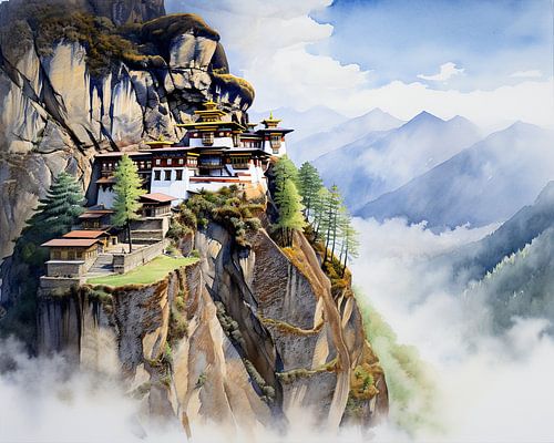 Painting Bhutan