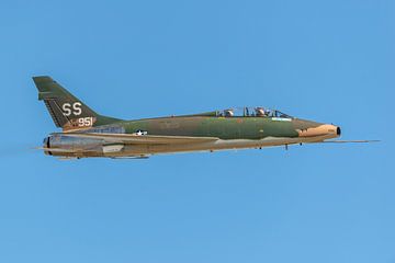 North American F-100F Super Sabre. van Jaap van den Berg