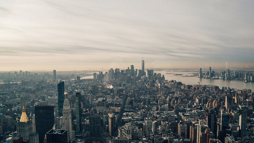 Blick auf das Empire State Building von Mitchell Eiting
