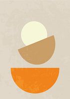 Minimalistisch kleur aan de muur