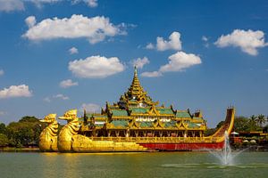 Die königliche Barke in Yangon