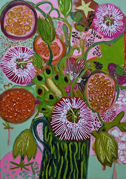 Blumenvase | Floral Burst von Blumen Studio