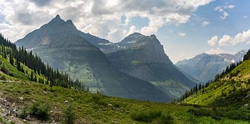 Glacier National Park, Going-to-the-sun road, Montana, USA by Jeroen van Deel