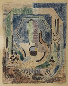 Albert Gleizes - Compositie (ca. 1950) van Peter Balan