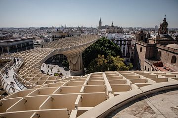 uitzicht op vanaf Metropol Sevilla
