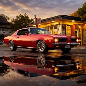 Pontiac rouge oldtimer 04