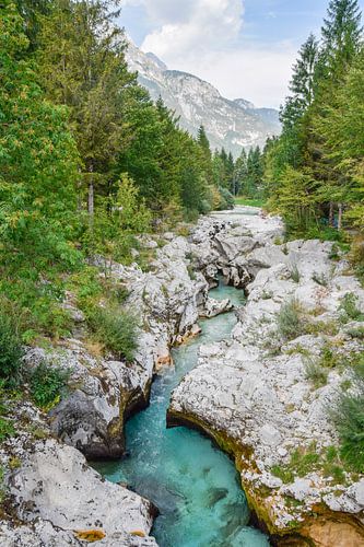 Soça river in Slovenia