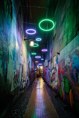 Le Papengang dans la ville de Groningen sur Evert Jan Luchies