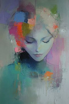 Dream Palette van Abstract Schilderij