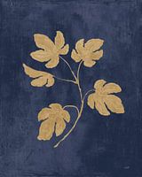 Botanical Study III Gold Navy, Julia Purinton