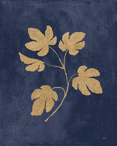 Botanical Study III Gold Navy, Julia Purinton