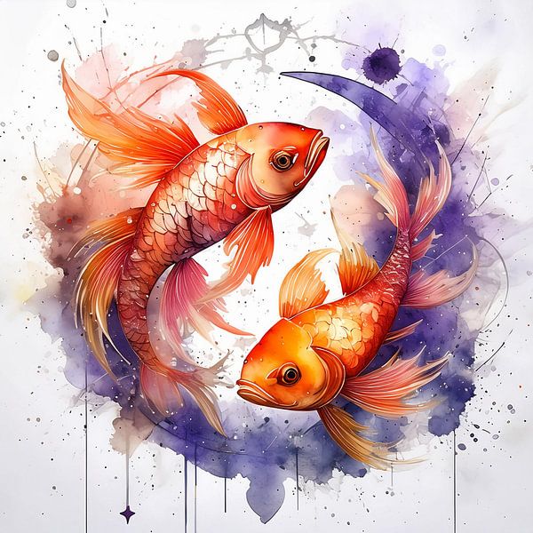 Sternzeichen - Fische von Reiner Borner