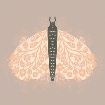 Art décoratif des papillons de nuit