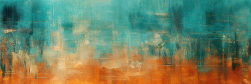 Turquoise Orange Depth