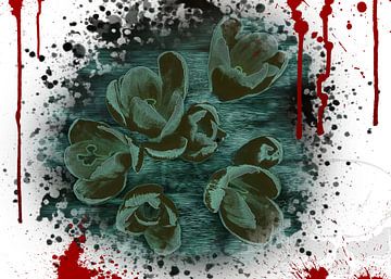 Dark Flowers – Kontrastreiches Blumendesign mit düsterer Ästhetik