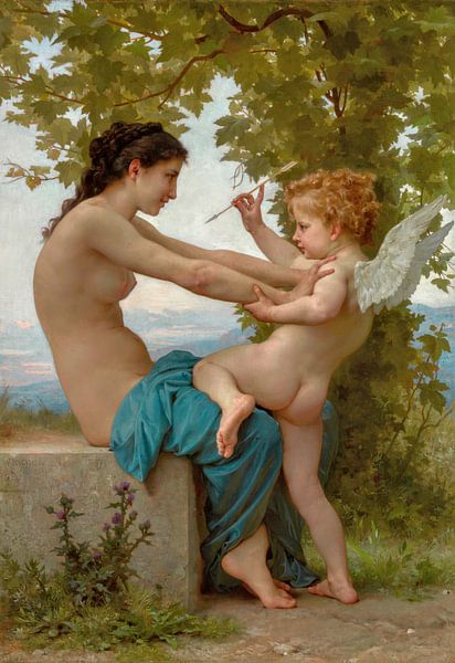 William-Adolphe Bouguereau. Cupido, 1879 von 1000 Schilderijen